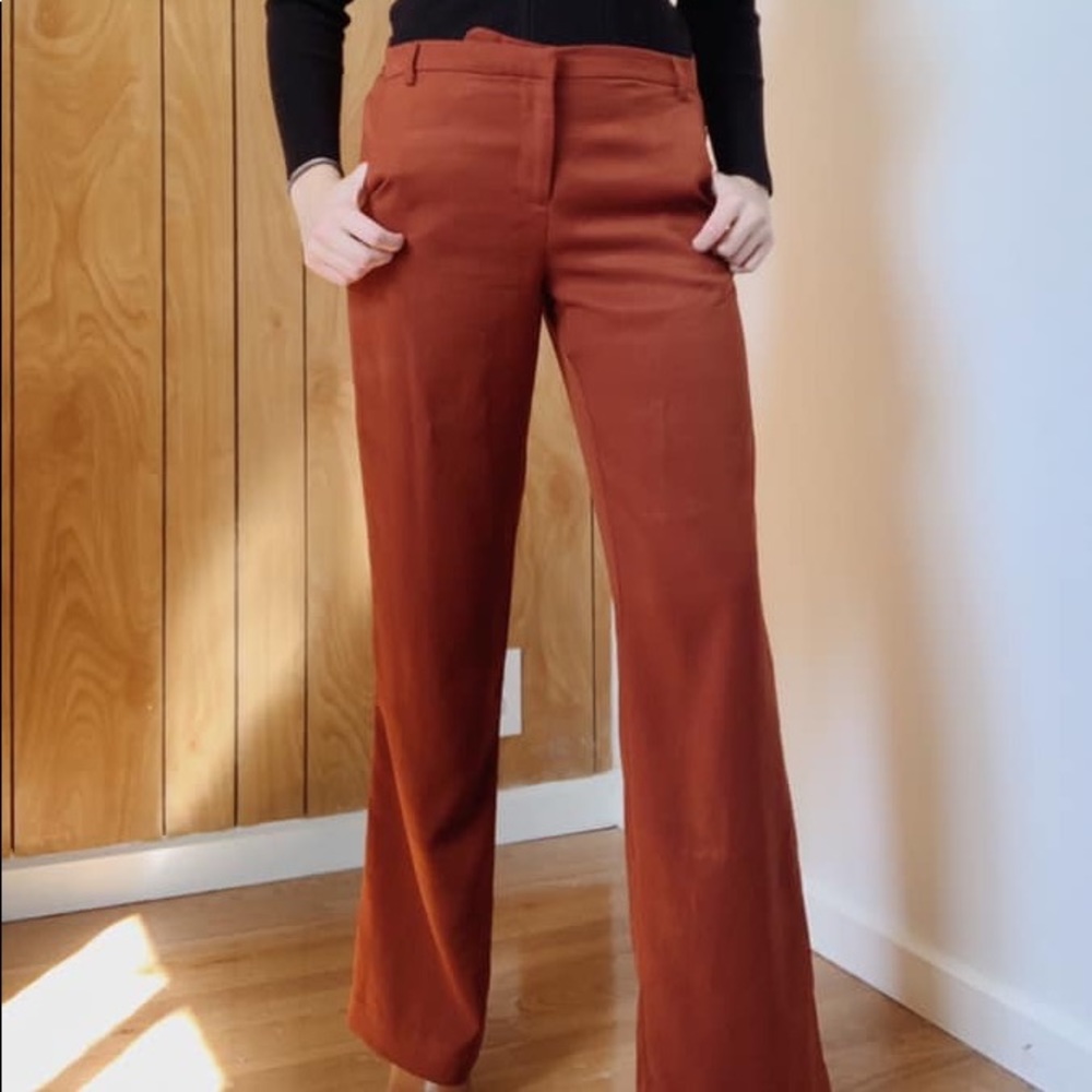 Burnt orange dress pants